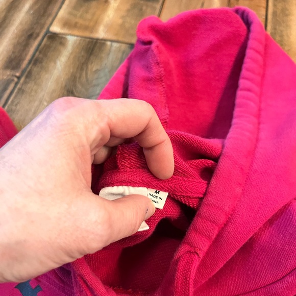 Vans Attendance Pink Hooded Sweatshirt - Size Medium - Picture 8 of 11